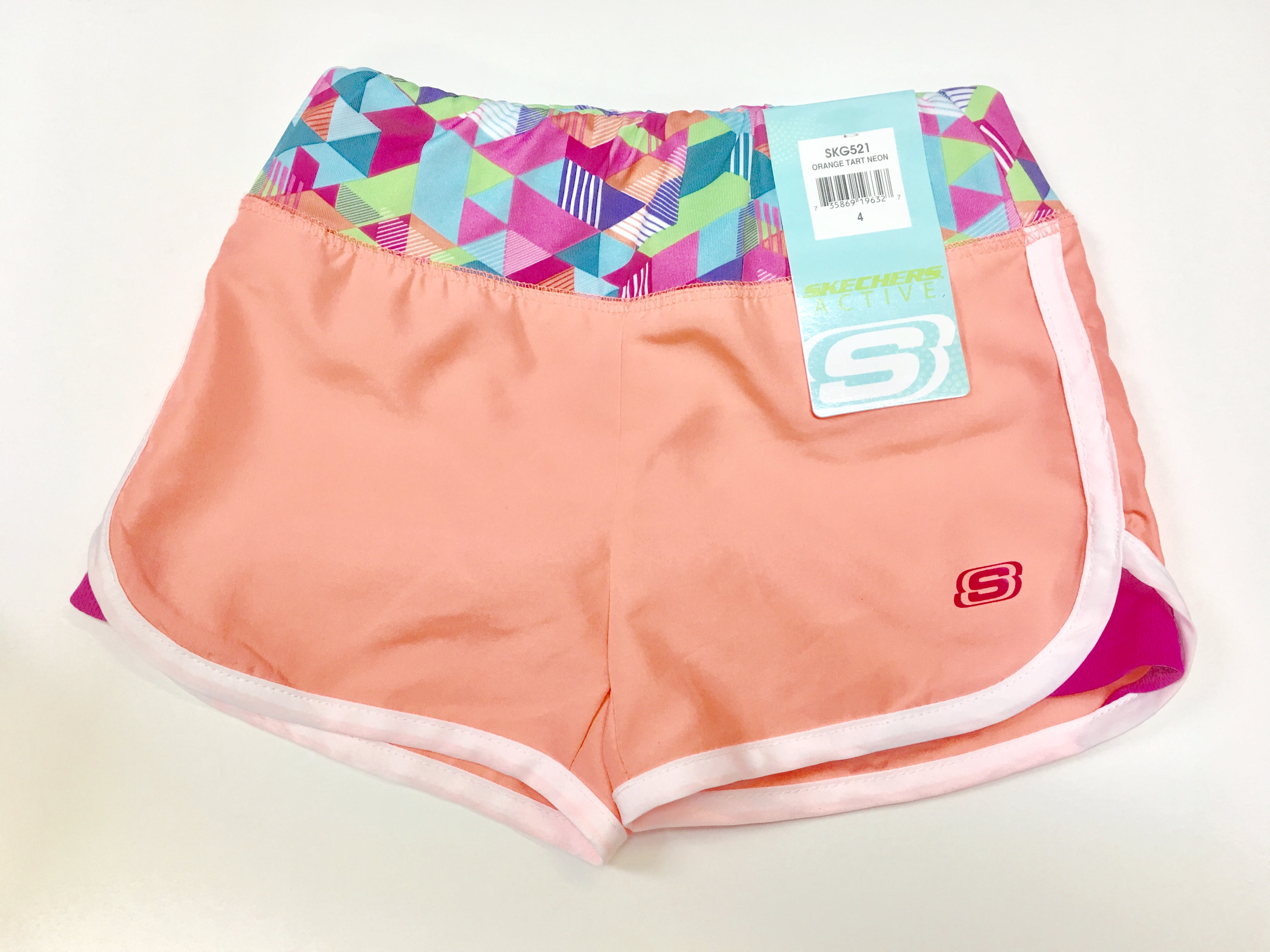 Skechers Active Short Orange (Size 4) - ADDROS.COM